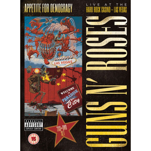 ガンズ・アンド・ローゼズ / Appetite For Democracy: Live At The Hard Rock Casino - Las Vegas【Deluxe】【DVD + 2CD】【LIMITED】【輸入盤】【DVD】【+CD】