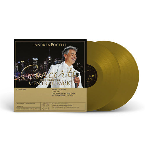 アンドレア・ボチェッリ / 奇蹟のコンサート~セントラルパークLIVE 10周年記念盤【直輸入盤】【限定盤】【UNIVERSAL MUSIC STORE限定盤】【ゴールド180g重量盤2LP】【アナログ】