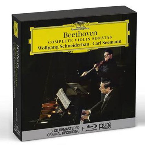 ヴォルフガング・シュナイダーハン、カール・ゼーマン / ベートーヴェン:ヴァイオリン・ソナタ全集【直輸入盤】【限定盤】【CD】【+Blu-ray Audio】