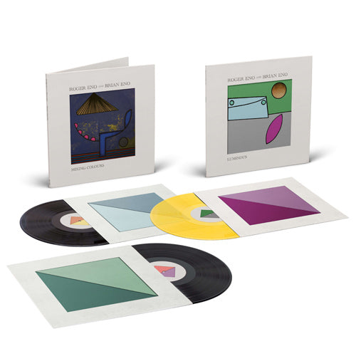 ロジャー・イーノ&ブライアン・イーノ / ミキシング・カラーズ&ルミナス【直輸入盤】【UNIVERSAL MUSIC STORE限定盤】【2LP+EP(イエロー盤)】【アナログ】【+EP】