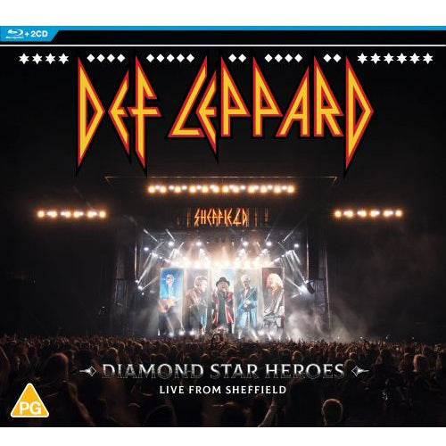 デフ・レパード / Diamond Star Heroes Live From Sheffield【輸入盤】【2CD】【Blu-Ray】【Blu-ray】