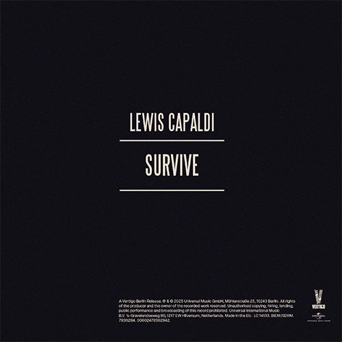 ルイス・キャパルディ / Survive (Original CD)【輸入盤】【1CD】【CDシングル】