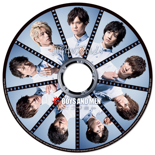 BOYS AND MEN / 頭の中のフィルム【ピクチャーレーベル】【BOYS AND MEN盤】【CD MAXI】