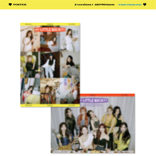 fromis_9 / MY LITTLE SOCIETY【2形態セット】【UNIVERSAL MUSIC STORE限定<Dコース>:名前入りビデオメッセージ(メンバー全員ver.)/抽選)】【オリジナルトレカコンプリートセット(10枚組)付き】【CD】