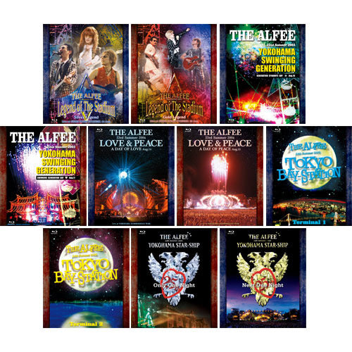 THE ALFEE / 夏イベント Blu-ray 2015年7月22日発売10タイトルセット【Blu-ray】