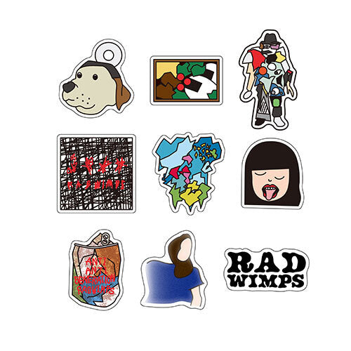 RADWIMPS / <受注販売②>20th Anniversary 特別展「私たちはまだRADWIMPSを知らない」 アルバムイラスト ステッカーセット