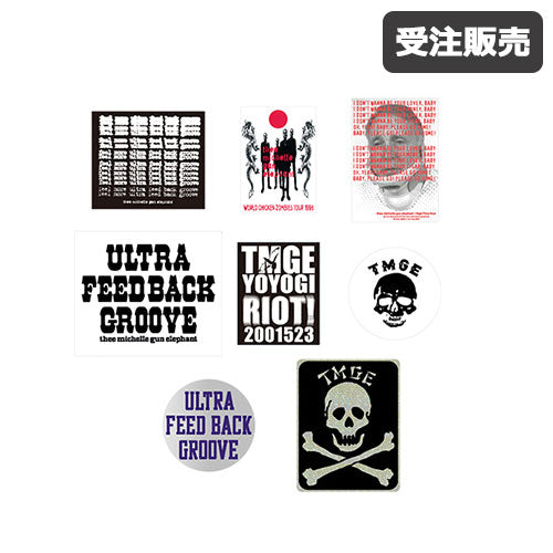 【受注販売】THEE MICHELLE GUN ELEPHANT / TMGEステッカーセットB(Re-Print)
