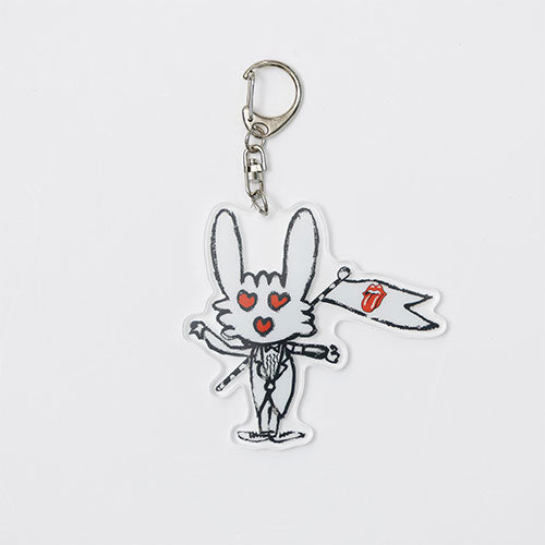 RCサクセション / 【追加販売】RCサクセション&忌野清志郎 55th Celebration POP-UP STORE ヒトハタウサギ × The Rolling Stones アクリルキーホルダーA【グッズ】