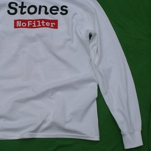 ザ・ローリング・ストーンズ / The Rolling Stones No Filter Tongue Flags LS Tee【Tシャツ】【白】【S/M/L/XL】