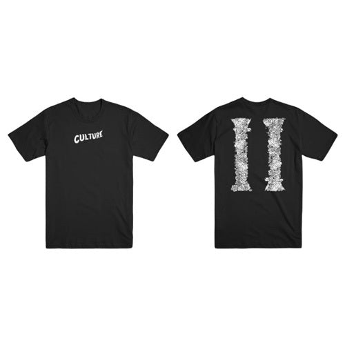 ミーゴス / Migos Culture Columns Outline S/S Tee Black