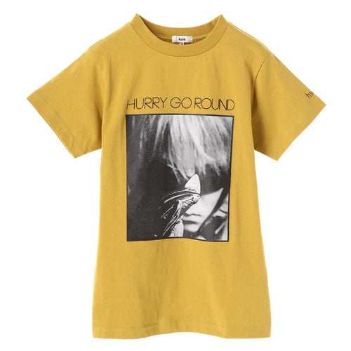 hide / ビッグプリントTシャツ (T-Shirts / Yellow)