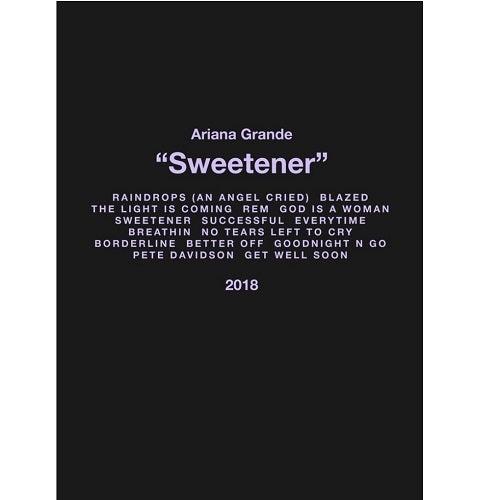 アリアナ・グランデ / And What About It Tee (T-Shirts / Black)