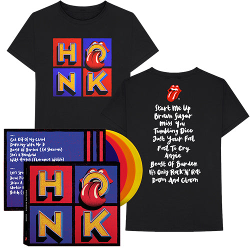 ザ・ローリング・ストーンズ / HONK【4LP】【カラー・ヴィニール】【UNIVERSAL MUSIC STORE限定盤】【Tee】【アナログ】【+Tシャツ】