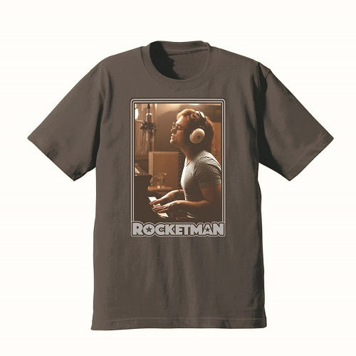 エルトン・ジョン / Rocketman Piano Photo S/S Tee (T-shirt / Black)