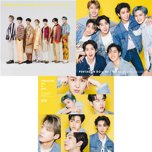 PENTAGON / DO or NOT【3形態セット】【グループ別・オンライン通話会応募抽選権つき】【UNIVERSAL MUSIC STORE限定セット】【CD】