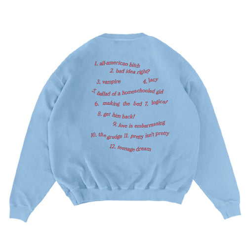 オリヴィア・ロドリゴ / Blue Tokyo Piano Crewneck