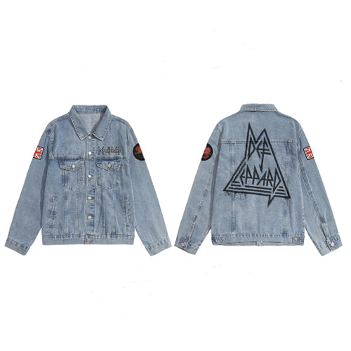 デフ・レパード / Def Leppard and Motley Crew World Tour 2023【Def Leppard Logo Denim Jacket】