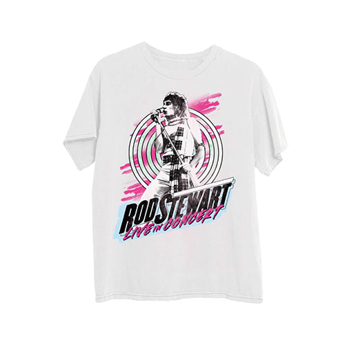 ロッド・スチュワート / Rod Stewart JAPAN 2024【Live In Concert S/S Tee】【White】