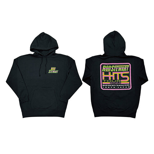 ロッド・スチュワート / Rod Stewart JAPAN 2024【Hits Tour 2024 Hoodie】【Black】