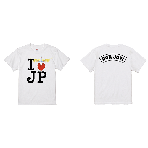 ボン・ジョヴィ / I Heart JP Tee(White)