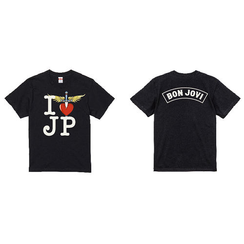 ボン・ジョヴィ / I Heart JP Tee（Black） – UNIVERSAL MUSIC STORE