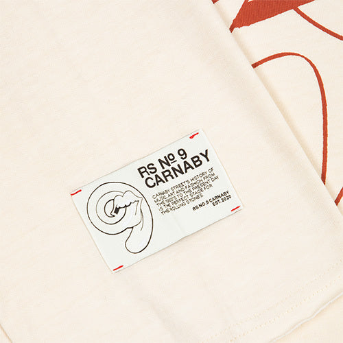 ザ・ローリング・ストーンズ / RS No,9 Harajuku【The Rolling Stones Stones Sun Raw Hem Boxy Fit Long Sleeve T-Shirt】