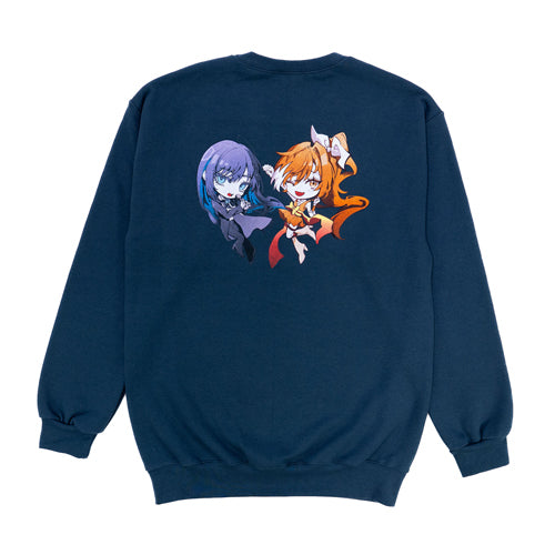 Ado × Crunchyroll XL スウェット Tシャツ XL Ado / Crunchyroll x Ado - Hime & Ado Crew Sweatshirt - Exclusive