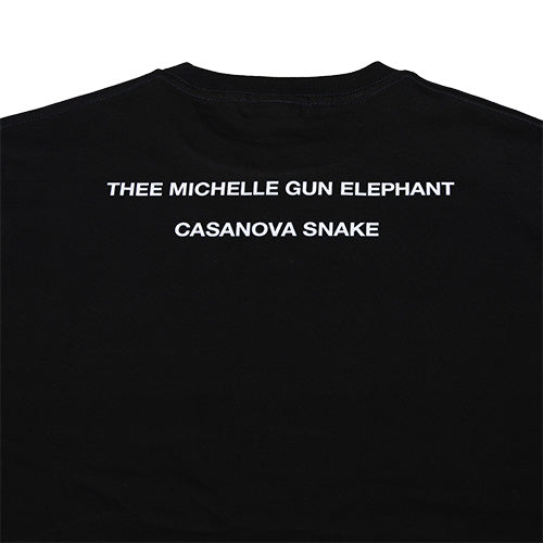 【受注販売】THEE MICHELLE GUN ELEPHANT / TMGE Vinyl JKT T-shirts(CASANOVA SNAKE)