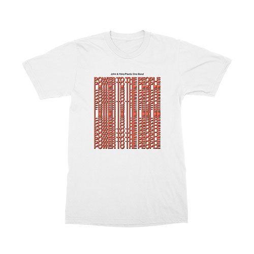 ジョン・レノン / Repeated Power To The People S/S Tee White