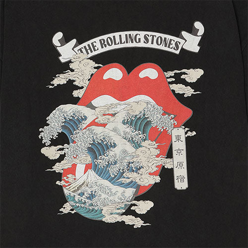 ザ・ローリング・ストーンズ / RS No,9 Harajuku The Rolling Stones Rolling Edo Graphic Tee Black【グッズ】