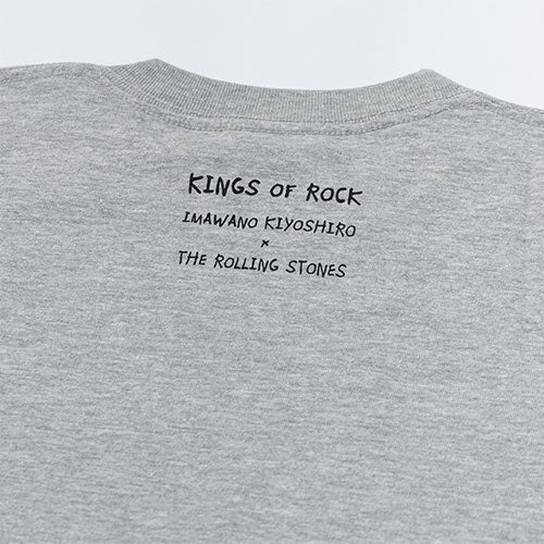 【受注販売】RCサクセション / RCサクセション&忌野清志郎 55th Celebration POP-UP STORE ヒトハタウサギ × The Rolling Stones TEE【GRAY】【グッズ】