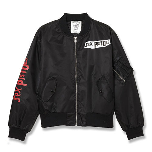 セックス・ピストルズ / Sex Pistols Pop Up 2025 MA1 Jacket【Black