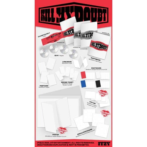 ITZY / KILL MY DOUBT【STANDARD Ver.】【RANDOM Ver.】【CD】