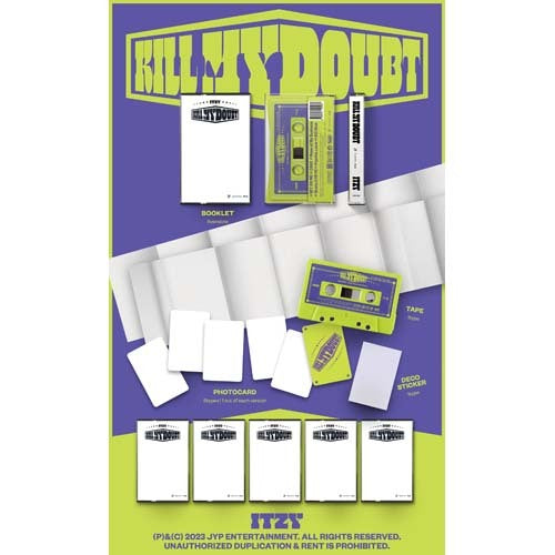 ITZY / KILL MY DOUBT【CASSETTE Ver.】【RANDOM Ver.】【CD】