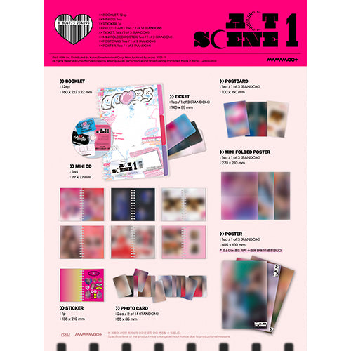 MAMAMOO+ / ACT 1, SCENE 1: 1st Single【CD】