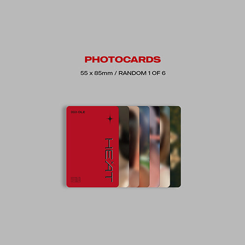 (G)I-DLE / HEAT: Special Album【DIGIPAK Ver.】【Member Ver.】【Random Ver.】【CD】