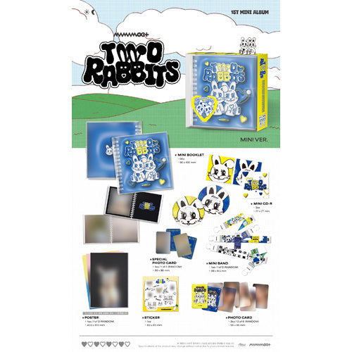 MAMAMOO+ / TWO RABBITS: 1st Mini Album【MINI CD Ver.】【CD】