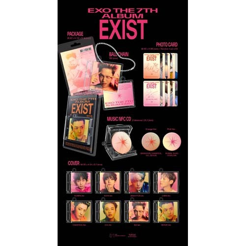 EXO / Exist: EXO Vol.7【SMini Ver.】【ランダムバージョン】【デジタルコード】