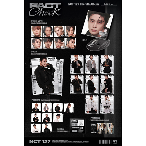 NCT 127 / Fact Check : NCT 127 Vol.5【Poster Ver. 】【Random Ver.】【CD】