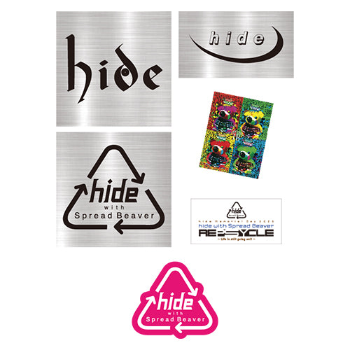 hide / hide Memorial Day 2025 hide with Spread Beaver "REPSYCLE" ~Life is still going on!!~【ステッカーセット】