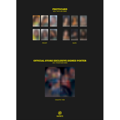 KATSEYE / BEAUTIFUL CHAOS【UNIVRSAL MUSIC STORE限定盤】【LP】【カラー・ヴァイナル】【アナログ】
