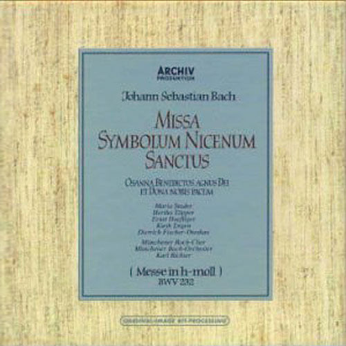 カール・リヒター / J.S.バッハ:ミサ曲ロ短調【CD】
