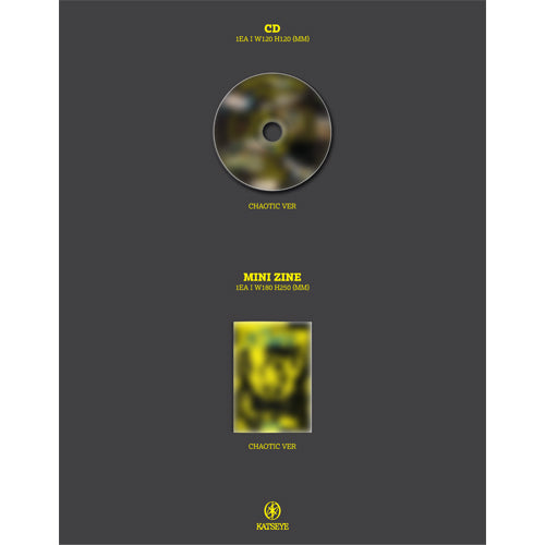 KATSEYE / BEAUTIFUL CHAOS【Chaotic Ver.】【通常盤】【CD】