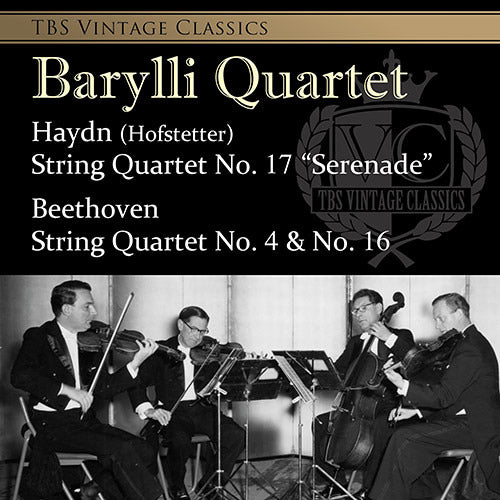 バリリ四重奏団 / TBS VINTAGE CLASSICS (15) ベートーヴェン:弦楽四重奏曲第16番ヘ長調、他【SA-CD】【SA-CD HYBRID】