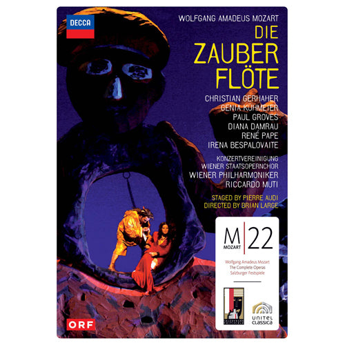 新品未開封オペラdvd モーツァルト　歌劇　魔笛　ザルツブルク音楽祭 リッカルド・ムーティ / モーツァルト:歌劇《魔笛》【DVD