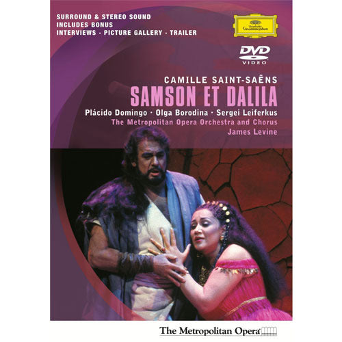 ジェイムズ・レヴァイン / サン=サーンス:歌劇《サムソンとデリラ》【DVD】