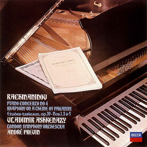 ヴラディーミル・アシュケナージ / ラフマニノフ:ピアノ協奏曲第4番、パガニーニ狂詩曲、他【CD】