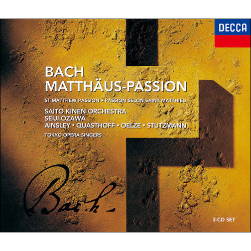 小澤征爾 / J.S.バッハ:マタイ受難曲【初回生産限定盤】【CD】【UHQCD】