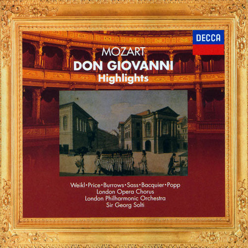 サー・ゲオルグ・ショルティ / モーツァルト:歌劇《ドン・ジョヴァンニ》ハイライツ【CD】