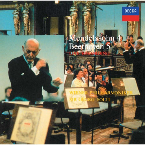 サー・ゲオルク・ショルティ / メンデルスゾーン:交響曲第4番《イタリア》&ベートーヴェン:交響曲第5番《運命》【CD】